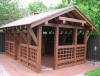 Беседка большая под барбекю 3.5 х 5 м