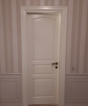 Дверь с фигурной филенкой
